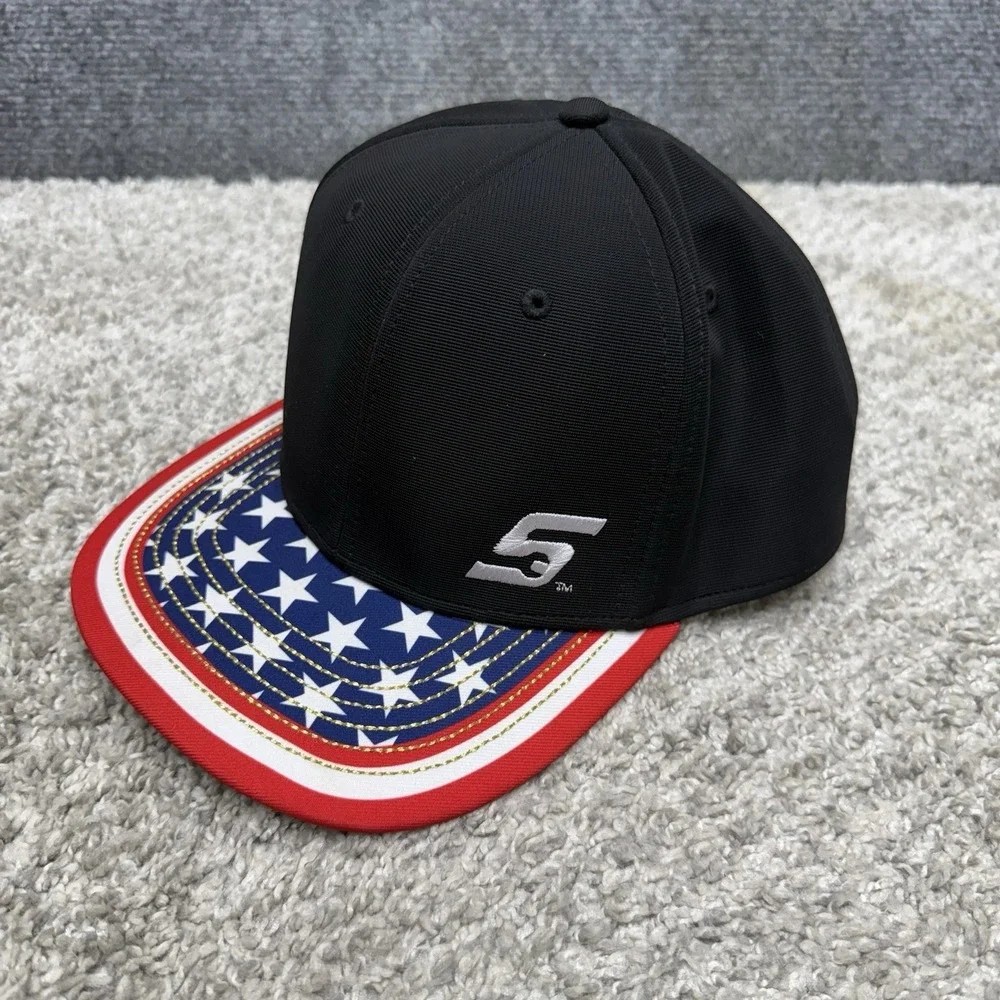Snap-on hat cap mens snapback stars stripes red white blue